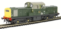 Class 17 Clayton diesel 8601 BR Green with full yellow panels.