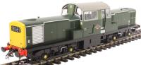 Class 17 'Clayton' in BR green with full yellow ends - unnumbered