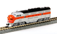 176-1202-LS F3A EMD 802A of the Western Pacific - digital sound fitted