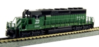 176-4960-DCC SD40-2 EMD 6792 of the Burlington Northern - digital fitted