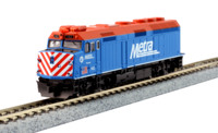 F40PH EMD 142 of Chicago Metra - digital fitted