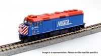 F40PH EMD 142 of Chicago Metra - digital sound fitted