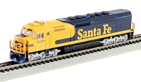 176-9211-DCC SDP40F Type IVa EMD 5250 of the Santa Fe - digital fitted