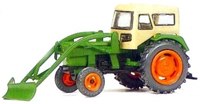 17924 Deutz Tractor D6206 with Enclosed Cab, Snow Plow