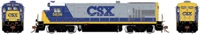 18025 B36-7 GE 5877 of CSX - ditch lights 