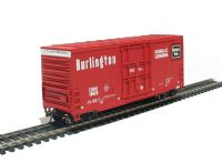 18216 Hi-Cube box car of the Chicago, Burlington & Quincy Railroad