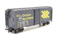 1825 50' Ribbed Side Hi-Cube Boxcar Kit of the Ontario Northland Railroad