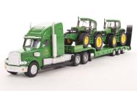 1837SIKU Peterbilt Low-loader with 2 x John Deere Tractors