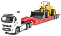 185001 Volvo FH12 with wheel loader bulldozer 185001 Volvo FH12 with wheel loader bulldozer