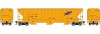 18769 54' Pullman-Standard covered hopper in Chicago & North Western Yellow #174850