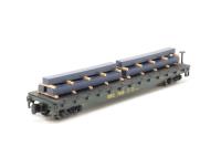 18954 Flat Car of the Maine Central Railroad with Steel Load