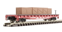 18962 Flat Car Santa Fe With Crated Load