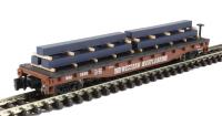 18979 Flat Car Western Maryland with Steel Load