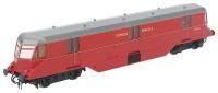 GWR AEC diesel parcels railcar W34W in BR crimson with grey roof "Express Parcels"