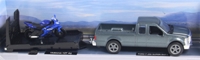 197755C 19775C Ford F-250 Pickup with Trailer and Yamaha YZF R6  (d)