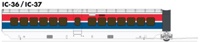 203104 UAC TurboTrain Additional Coach Late AMTK