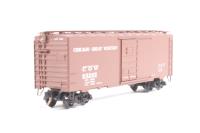20466 40' steel PS-1 boxcar of the Chicago Great Western - red 93365