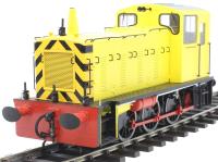 Class 03 shunter in Industrial yellow with wasp stripes - unnumbered