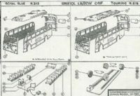 213 Bristol/ECW LS late 1950's touring coach