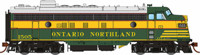 222521 FP7 EMD 1500 of the Ontario Northland - digital sound fitted