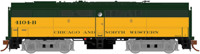 22519 FB-2 Alco 4104-B of the Chicago and North Western