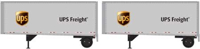 2293 28' Trailers with Dolly of the UPS - pack of 2 2293 28' Trailers with Dolly of the UPS - pack of 2