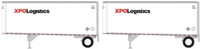 2294 28' trailers with dolly XPO - pack of two 2294 28' trailers with dolly XPO - pack of two