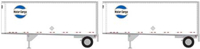 2295 28' Trailers with Dolly of the Motor Cargo - pack of 2 2295 28' Trailers with Dolly of the Motor Cargo - pack of 2