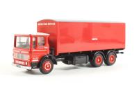 23001 AEC Ergo 3-axle Box Van in BRS red