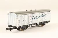 2307B 4-wheel K++hlwagen of the DB - white with silver roof 327 154
