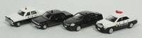 233893 Police Car Set (4 Japanese Schemes)