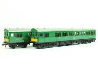 Class 501 EMU S65326 & S77511 in BR Green - Boxes Marked for Export