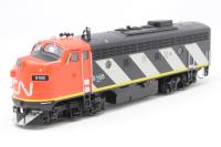 24036 EMD F7A #9168 of the Canadian National Railroad