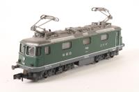 2417 Re 4/4 Electric Locomotive in Green of the SBB