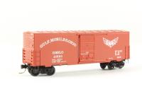 24240-21583 40' no roofwalk steel boxcar of the Gulf Mobile & Ohio - red 21583