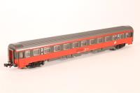 24284 Type Bmz 2nd class passenger car 61 81 21-71 (004-9/051-0/034-6/050-2) of the +ûBB