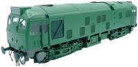 Class 24/1 in BR green (Scottish Region) with small yellow panels - unnumbered