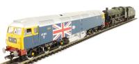 Bachmann OO Scale Silver Anniversary Set with Class 5P Jubilee & Class 47 locos in wooden box with certificate