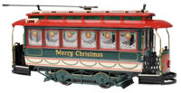25129 Closed Street Car - Merry Christmas