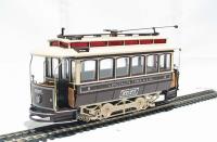 25155 American closed street car tram in 'Hershey' livery