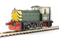 Class 05 Hunslet shunter Departmental No.88 in BR green with wasp stripes