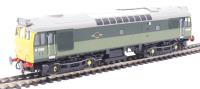 Class 25/3 D7550 in BR two-tone green with full yellow ends
