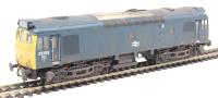 Class 25/3 25155 in BR Blue with single central double arrows and headcode blinds - weathered