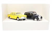 2569 Taxis of the world set 1952 New York taxi and 1958 London taxi