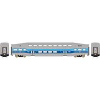 25966 Bombardier Bi-Level Commuter Coach in AMT - Montreal Light Gray & Blue #2022