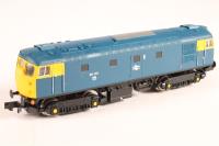 26011 Class 26 26011 in BR Blue with Yellow Ends