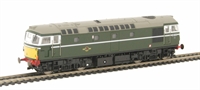 Class 26 Diesel D5332 BR Green with small yellow panels.