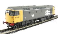 Class 26 BRCW Sulzer diesel 26041 in Railfreight grey livery with large logo