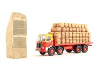 26403 AEC Mk V Mammoth Major 8-wheel Flatbed with Wool Bales & Memorial 'Henry Long'