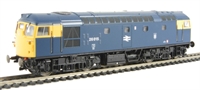 Class 26 diesel 26015 in BR blue with full yellow ends